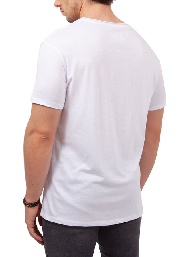 Biggdesign Anemoss Captain Fish Short Sleeve T-Shirt White/Blue  - Image 2