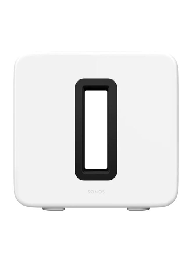 Sonos - Sub (Gen 3) -The Wireless Subwoofer for Deep Bass SUBG3AU1WHT White - Image 1