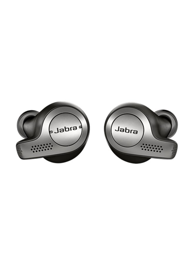 Jabra - Elite 65t Wireless Earbuds Titanium Black - Image 1