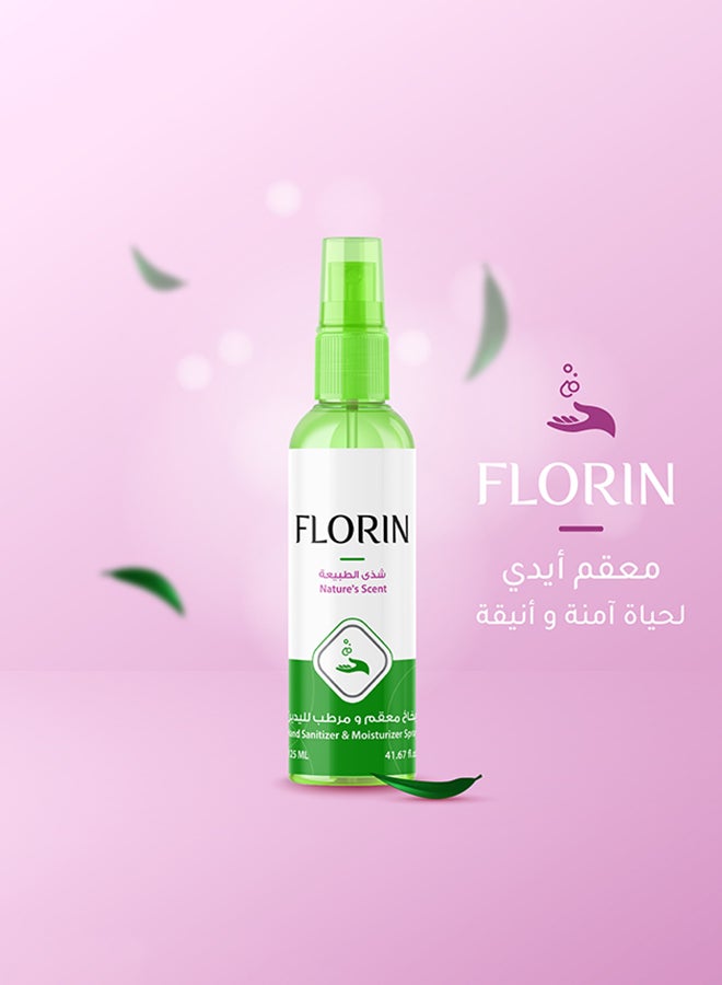 Sedr Al-Khaleej Perfumes - 12-Piece Florin Nature's Scent  Hand Sanitizer Spray 125ml - Image 1