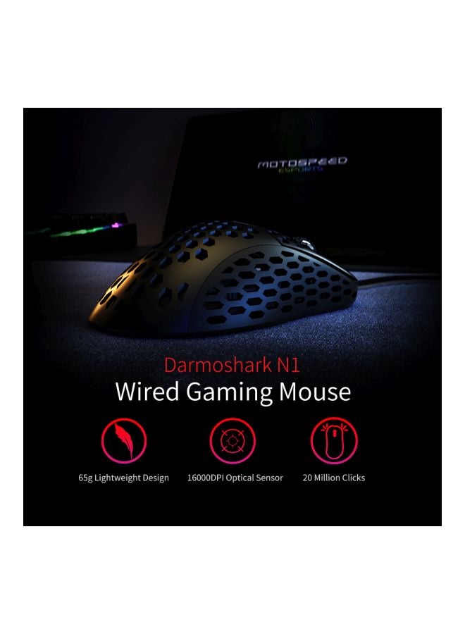 DarmoShark Gaming Mouse Black - Image 5