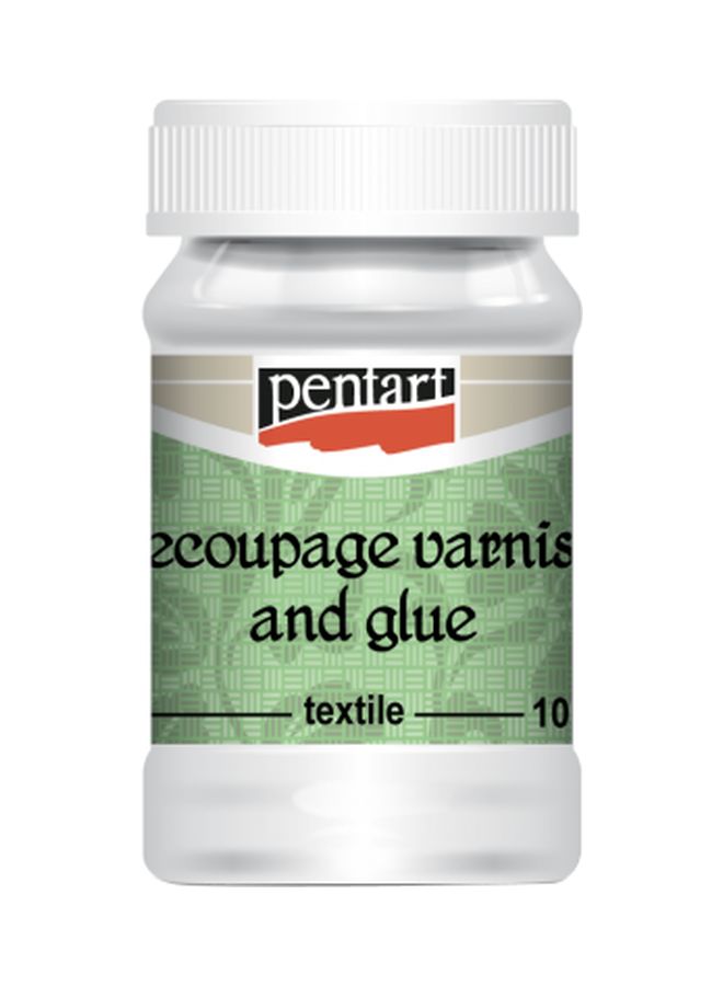 بينتارت طلاء وغراء ديكوباج - قماش أبيض