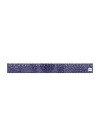 Plastic Glitter Ruler Navy - v1592473298/N38605940A_1