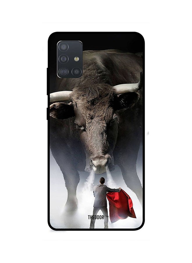 ثيودور غطاء حماية واق لهاتف سامسونج جالاكسي A51 نمط مصارعة الثيران