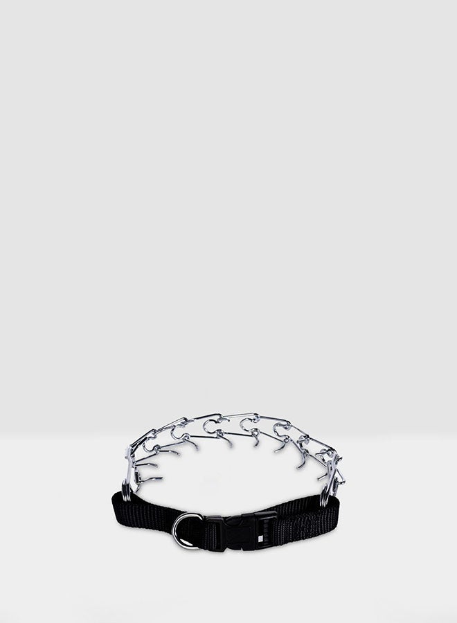 Adjustable Training Prong Collar And Snap Buckle For Dogs Silver 45centimeter - Image 1