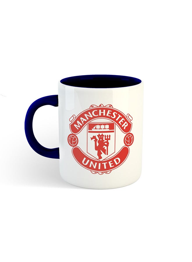 Sport Club Printed Mug White/Navy
