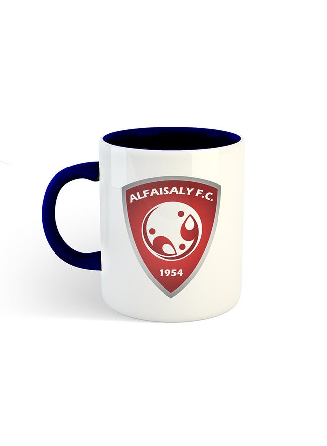 Sport Club F Printed Mug White/Navy