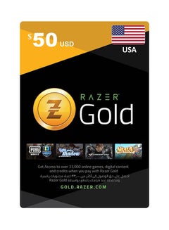 Gold Digital Gift Card - 50 USD