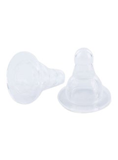 BABY PLUS Silicone Fast Flow Nipple, Pack Of 2 
