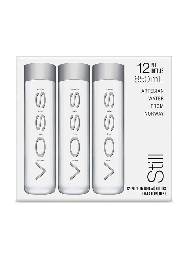 Voss Natural Mineral Water Pet Bottle 850ml Pack of 12 - Image 2