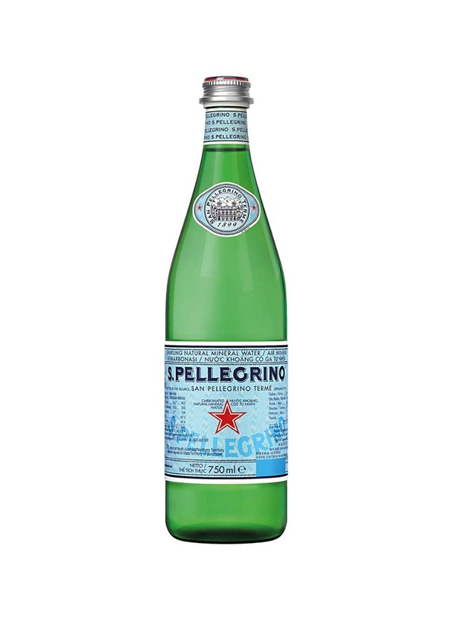 Sanpellegrino Natural Mineral Sparkling Water Glass 750ml Pack of 12 - Image 2