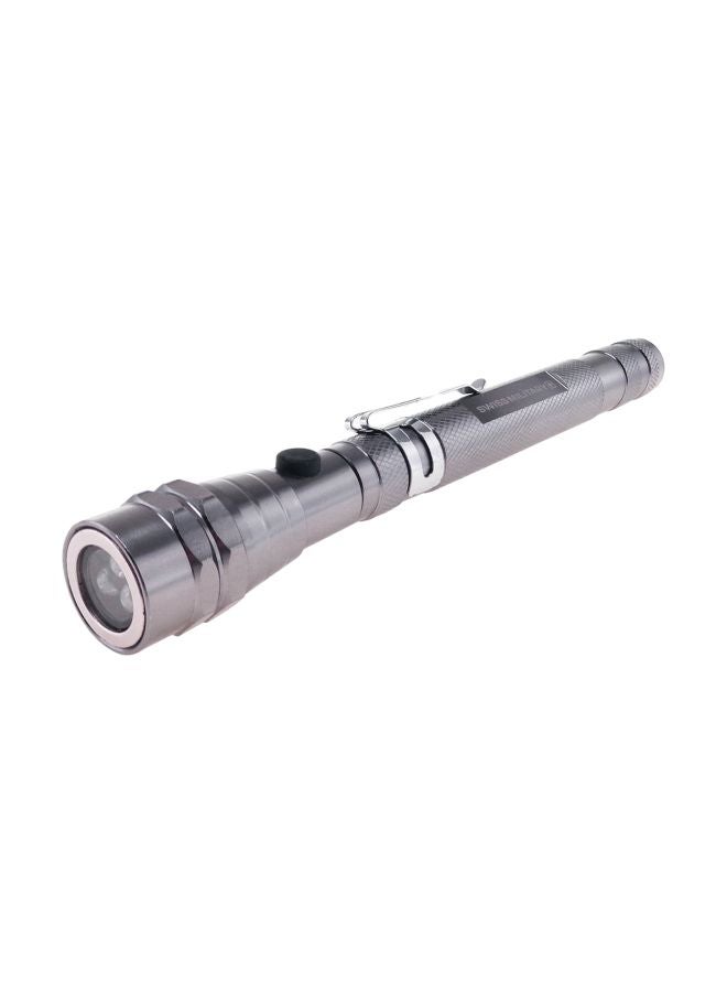 SWISS MILITARY - LED Telescopic Torch Grey/Silver/Black - Image 1