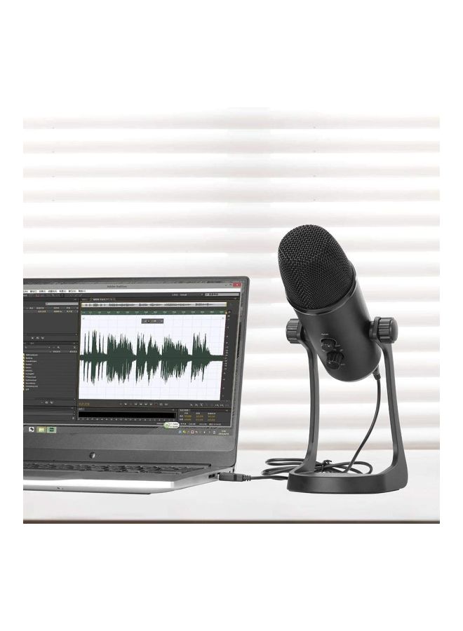 BOYA - USB Condenser Microphone BY-PM700 Black - Image 1
