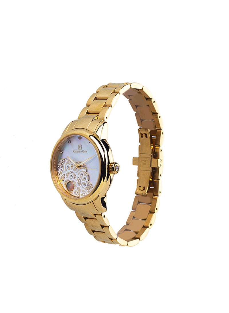 women Casual Stainless Steel Quartz Analog Wrist Watch 1604LBG - v1592485090/N38557610A_2