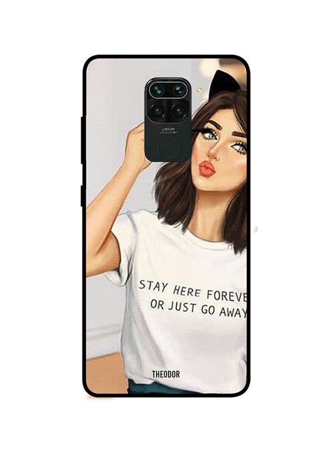 Protective Case Cover For Xiaomi Redmi Note 9 Girl Making Eyelash