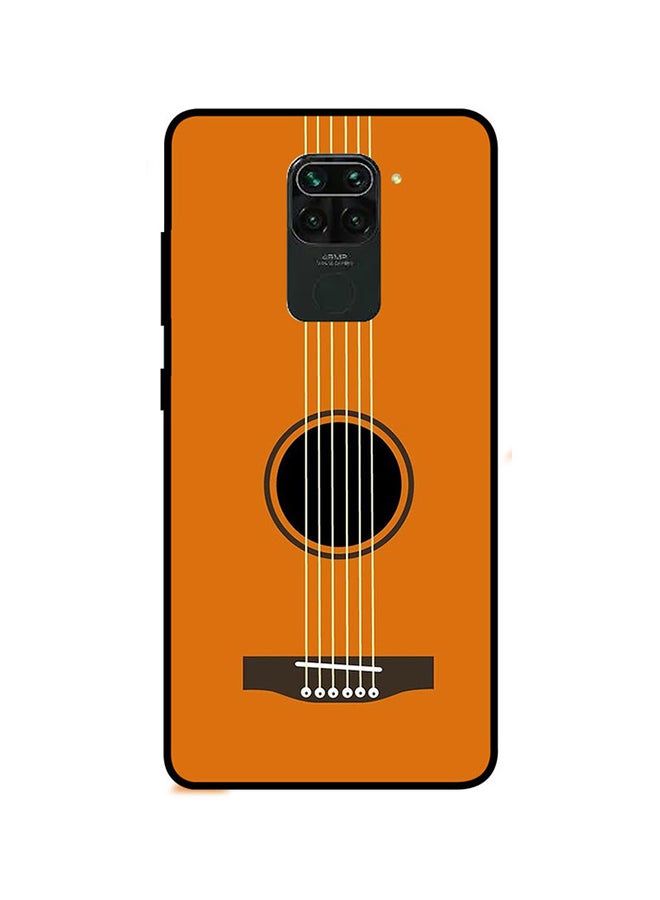 Theodor Protective Case Cover For Xiaomi Redmi Note 9 Orange Guitar