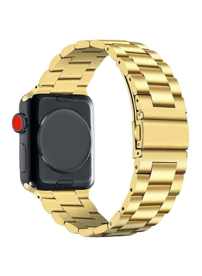 Generic - Replacement Stainless Steel Band For Apple Watch 40/44mm Gold - Image 1