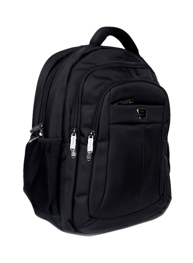 Casual Waterproof Backpack For 15.6-Inch Laptop Black - Image 1