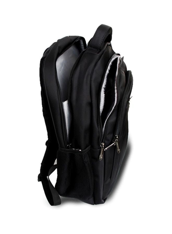 Casual Waterproof Backpack For 15.6-Inch Laptop Black - Image 2