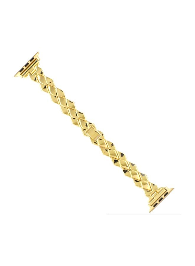 HQPro - Replacement Band For Apple Watch 44mm Gold - Image 1