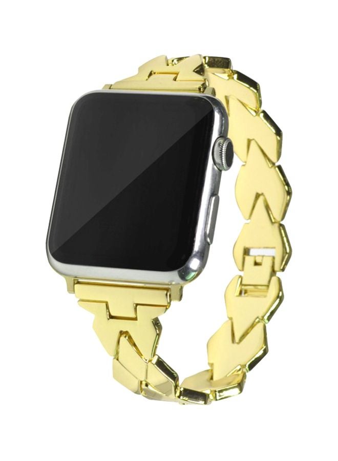 HQPro - Replacement Band For Apple Watch 44mm Gold - Image 1