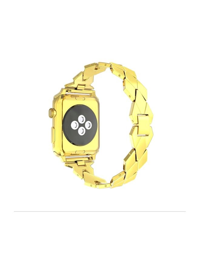 HQPro - Replacement Band For Apple Watch 44mm Gold - Image 1