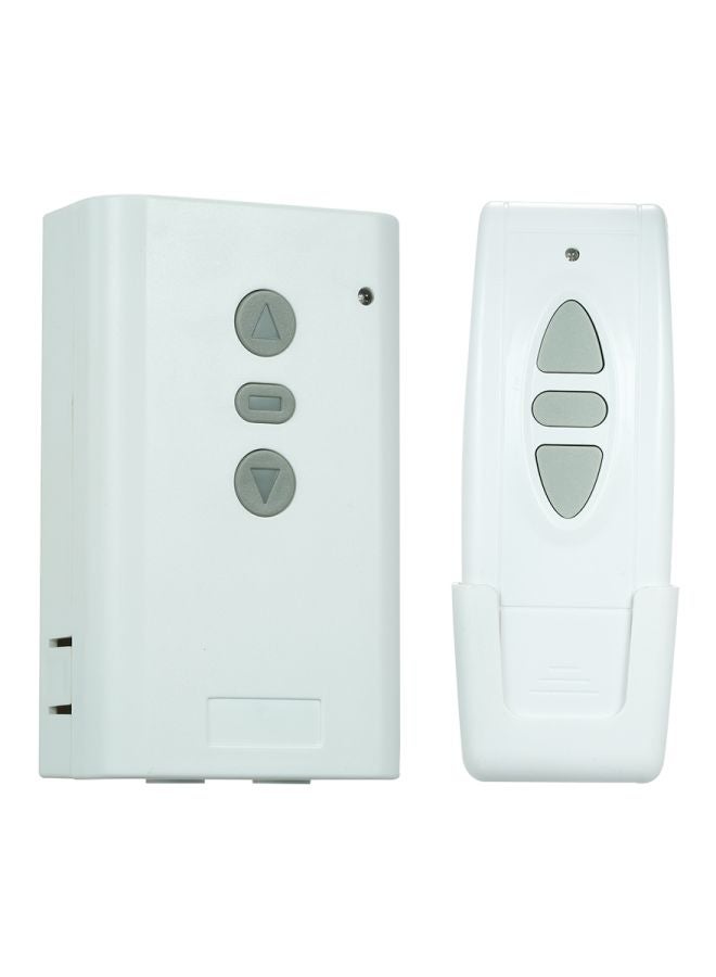 3-Piece RF Wireless Remote Control And Switch System Set White/Grey - Image 3