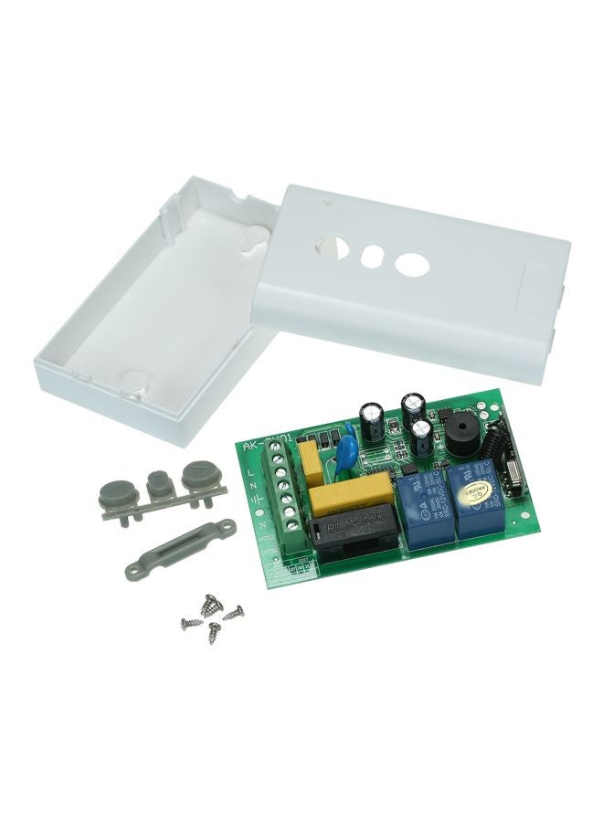 3-Piece RF Wireless Remote Control And Switch System Set White/Grey - Image 5