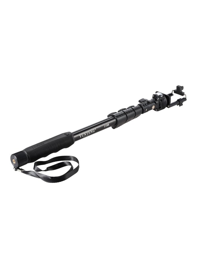 Yunteng - Extendable Monopod Selfie Stick For Apple iPhone 11 Pro Black - Image 1