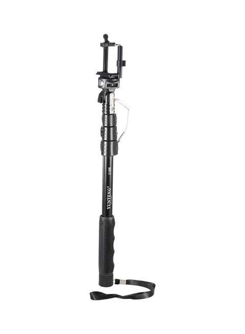 Extendable Monopod Selfie Stick Black