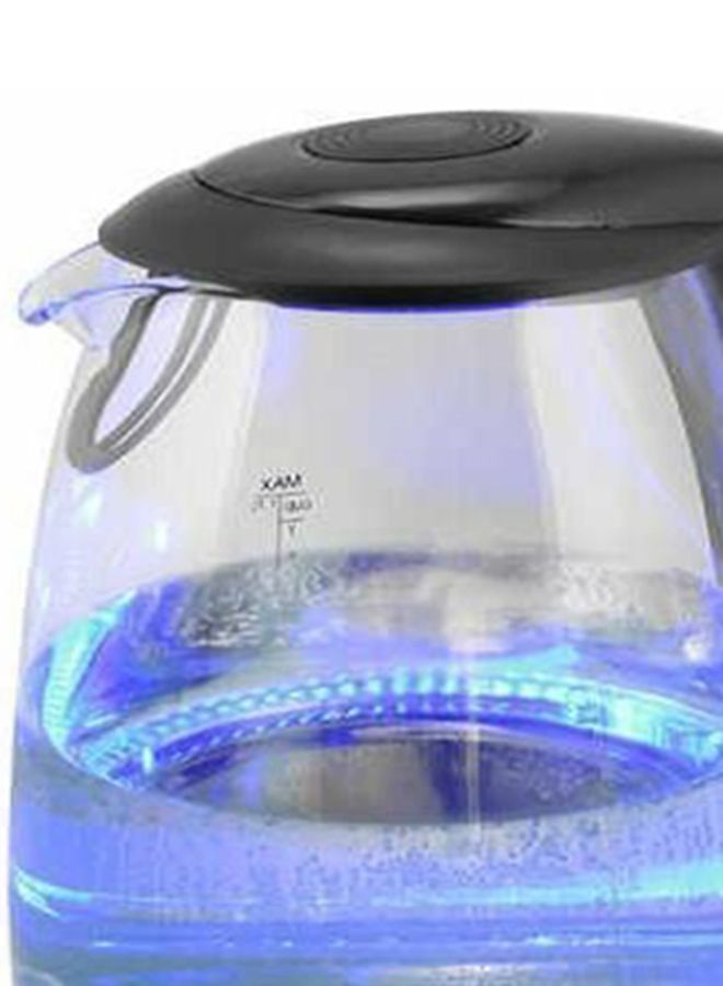 كرنفال غلاية كهربائية بإضاءة LED سعة 1.7 لتر 1.7 L 959959595959955 اسود/شفاف/أزرق - Image 3