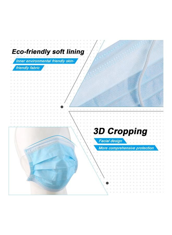 50-Piece Disposable Anti-Fog Face Masks - Image 2