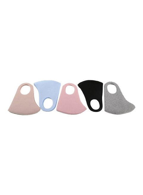 5-Piece Breathable Cotton Mask Set