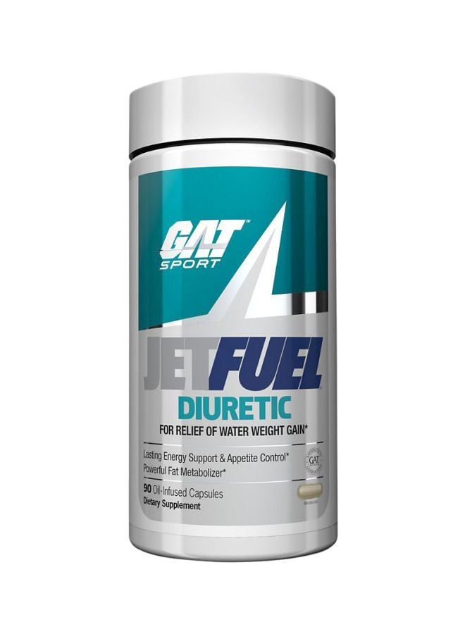 GAT Jetfuel Diuretic Dietary Supplement - 90 Oil-Infused Capsules - Image 1