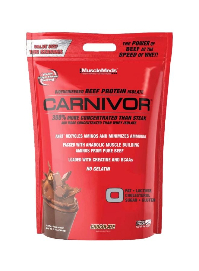 MUSCLEMEDS Carnivor Chocolate Flavour Dietary Supplement  - Image 1