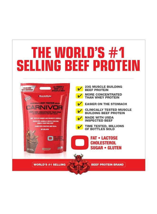 MUSCLEMEDS Carnivor Chocolate Flavour Dietary Supplement  - Image 4