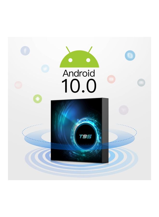 T95 Android Smart TV Set-Top Box V7682UK-64G Black  - Image 4