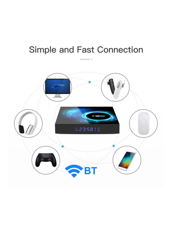 T95 Android Smart TV Set-Top Box V7682EU-64G Black - Image 5