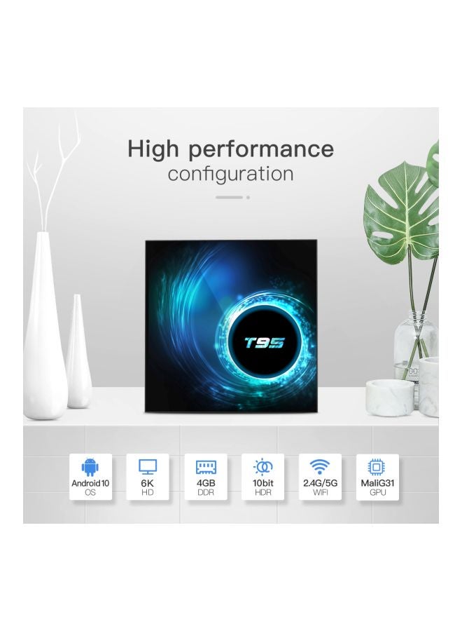 Generic - T95 Android Smart TV Set-Top Box V7682UK-16G Black - Image 1