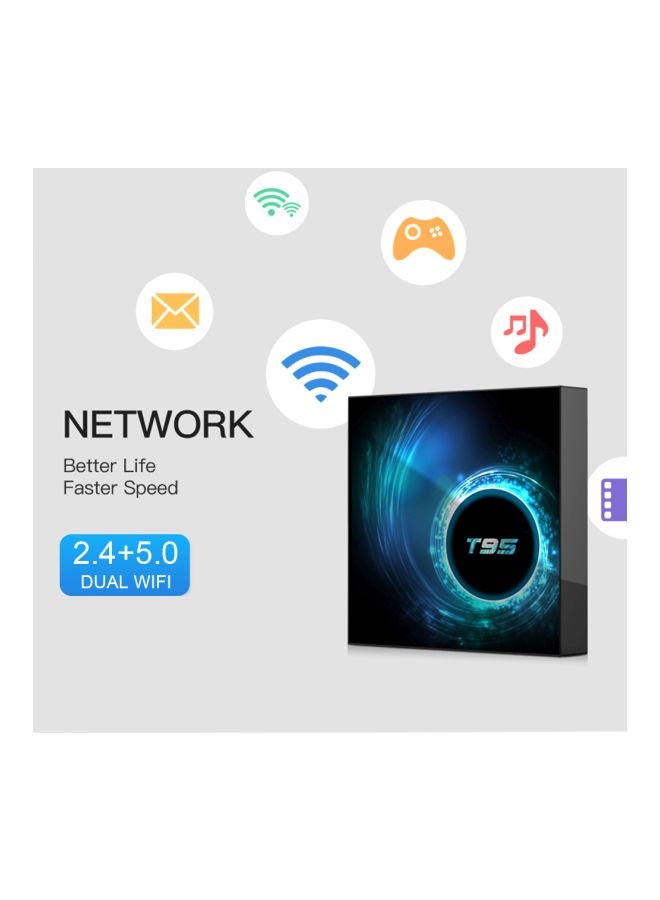 Generic - T95 Android Smart TV Set-Top Box V7682UK-16G Black - Image 1