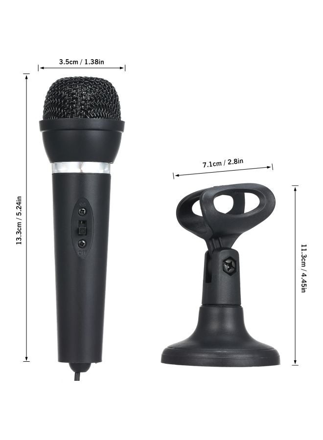 ميكروفون صغير للمكتب مع حامل V7644 أسود - Image 4