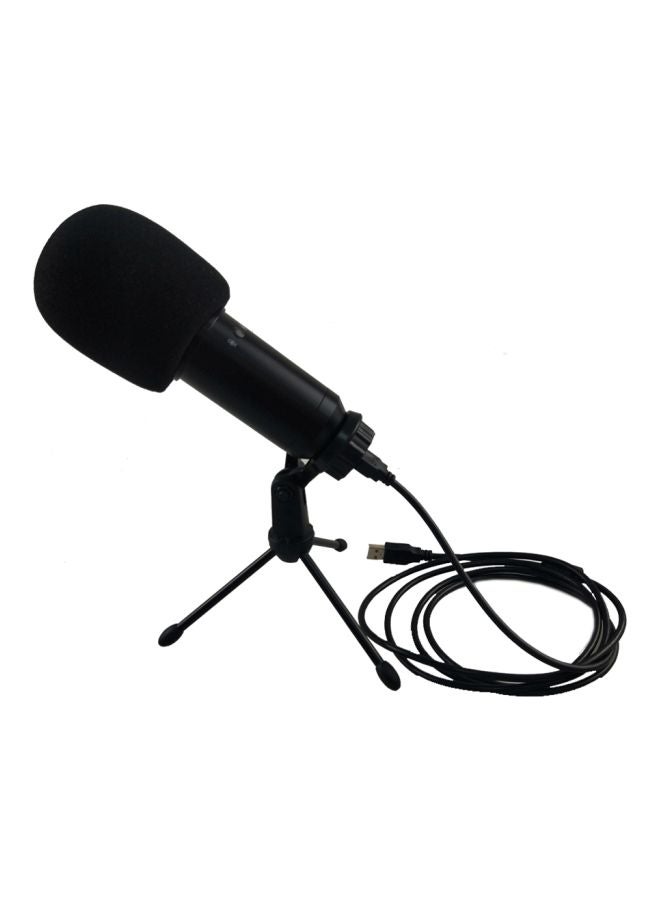 ماركة غير محددة ميكروفون BM830 بمنفذ USB مع حامل ثلاثي القوائم V7574B أسود  - Image 1