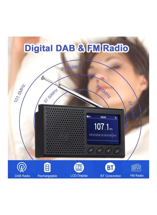 Portable DAB FM Radio V7552 Black - Image 5