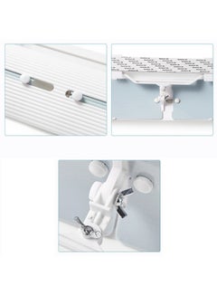 Generic Anti-wind Adjustable Air Conditioner Cover H32761W White/Blue  - Image 2