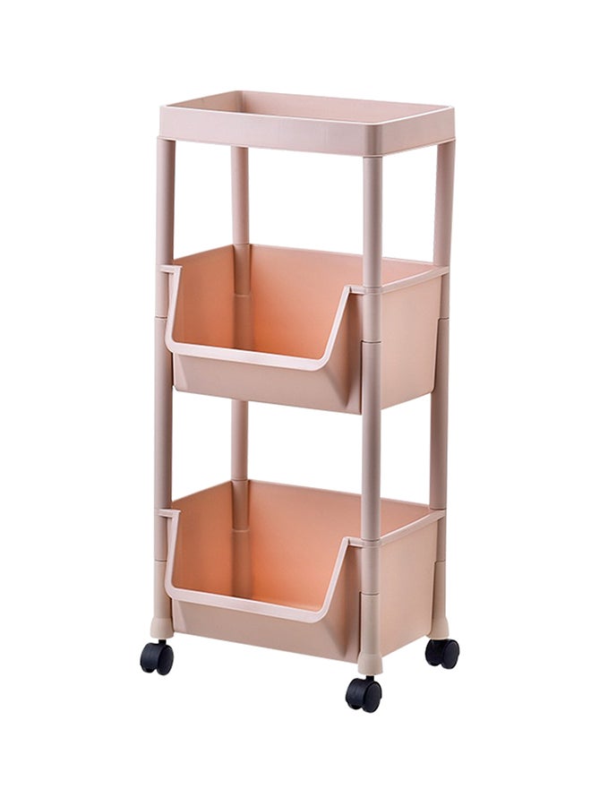 Generic Trolley Rolling Cart Kitchen Storage Shelf Rack 790 x 345 x 280cm  - Image 1