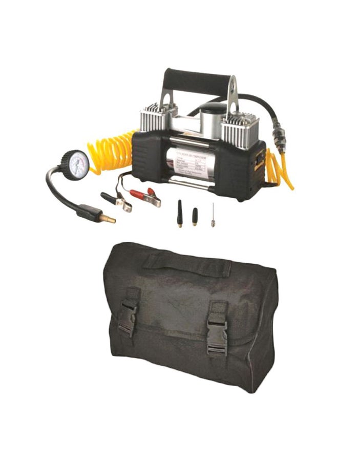 Double Cylinder Tyre Air Compressor Pump