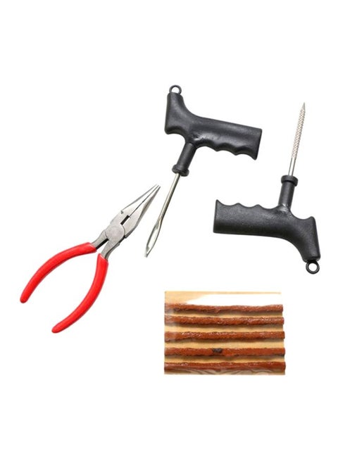 4-Piece Tubeless Tyre Puncture Repair Kit