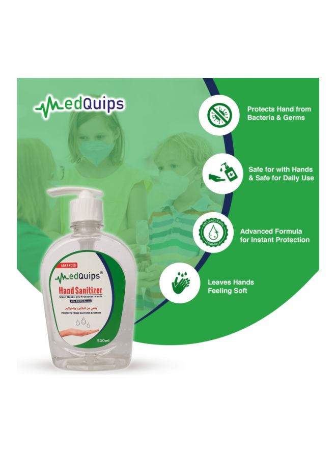 MedQuips Advanced Hand Sanitizer Gel 500ml - Image 3