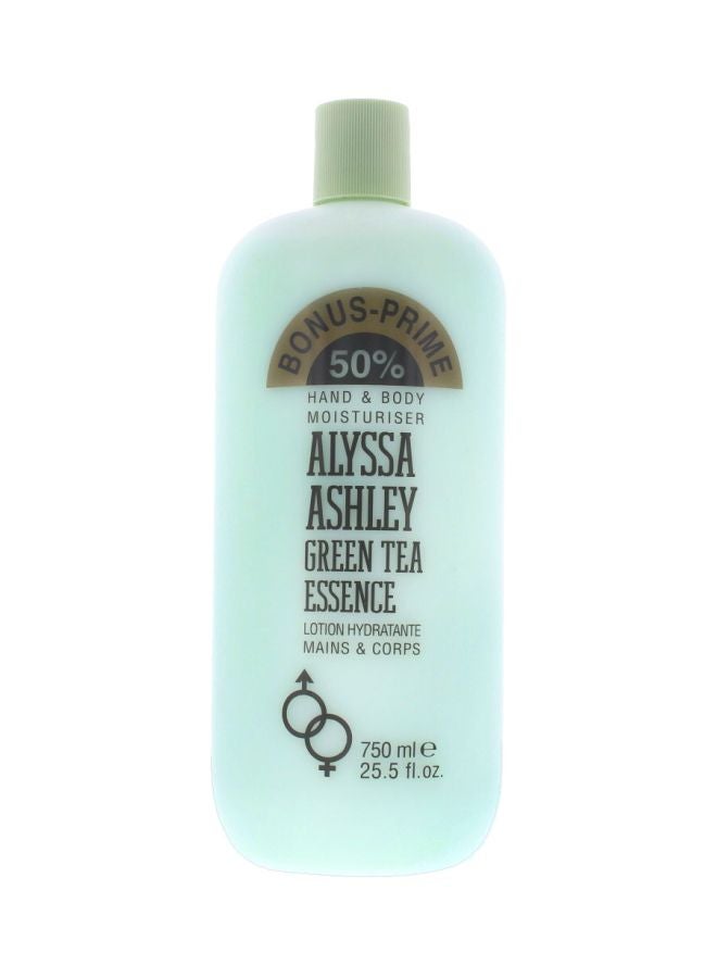 ALYSSA ASHLEY - Green Tea Essence Hand And Body Moisturiser 750ml - Image 1