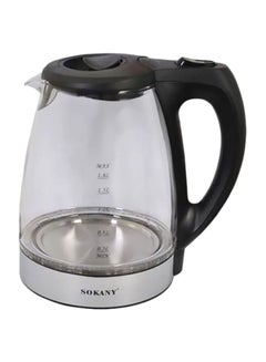 سوكاني غلاية كهربائية سعة 1.7 لتر 1.7 L 1500 W FK-1407 شفاف/ أسود  - Image 1